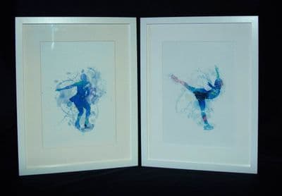 Blue Skating art Large