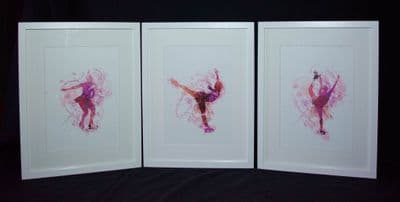 Pink Skating Art Large