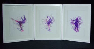 Purple Skating Art Large