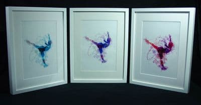 Skating spiral art - large