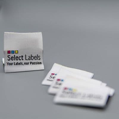 100 Customised Woven Fabric Labels