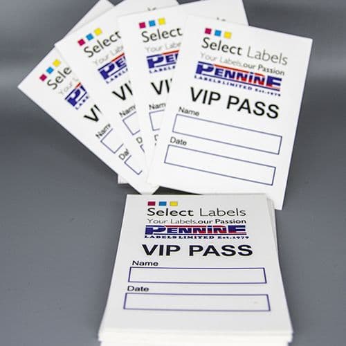 50 Customised Printed Self-Adhesive Fabric Labels