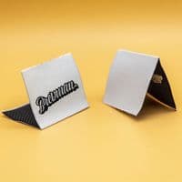 500 Customised Woven Fabric Labels From £125.