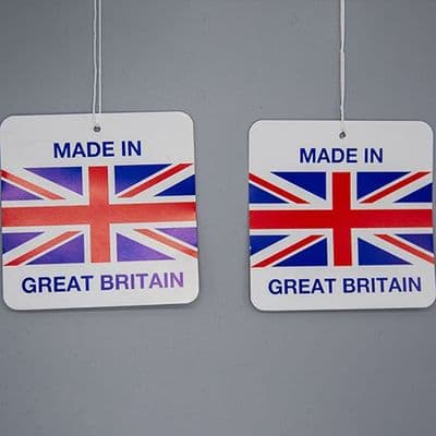Made In Great Britain Swing Tag