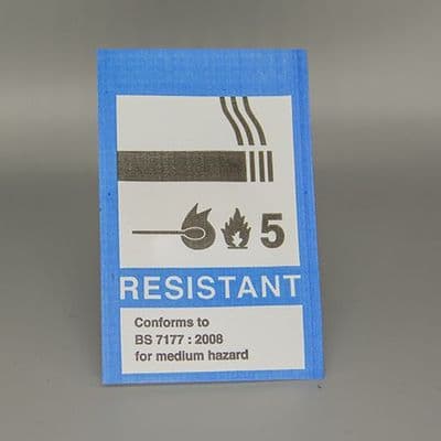 Medium Hazard Source 5 BS 7177 Labels