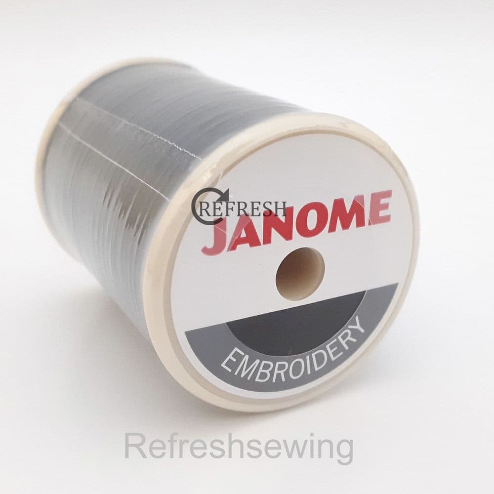 Janome Embroidery Machine Bobbin Thread Fill Black 800 metre Spool