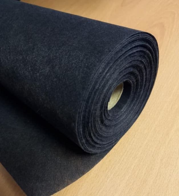 Machine Embroidery Tear Away Stabiliser Black Backing 30cm x 50 Metre Roll