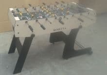 FOOTBALL SOCCER TABLE 4'  ROSETTA  VERTICAL FOLDING SPACE SAVING FOOSBALL
