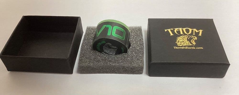 Genuine Taom v10 green chalk in factory Taom small box snooker pool cue ...