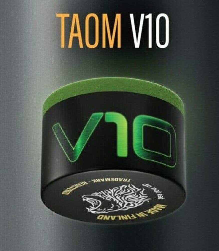 NEW V10 TAOM SNOOKER POOL CHALK GREEN NEW MADE IN FINLAND NOW IN STOCK