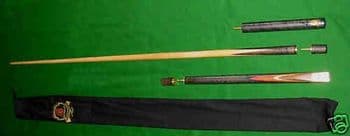 RILEY BURWAT GOLD NEW RBG-1 ASH SNOOKER POOL BILLIARD TABLE CUE + EXTENSION+CASE
