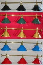 Rosetta LUXURY 150c LUXURY  Billiard Table light shade red black green brass blue