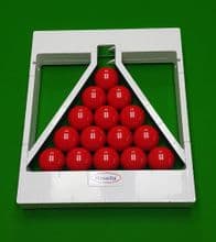 ROSETTA PRO RACK TOURNAMENT REFEREES SNOOKER TRIANGLE TABLE BALL RACK IN CASE