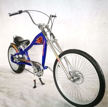 Rosetta Sport LA bicycle Lowrider Navy Blue chopper bike Harley cycle cruiser
