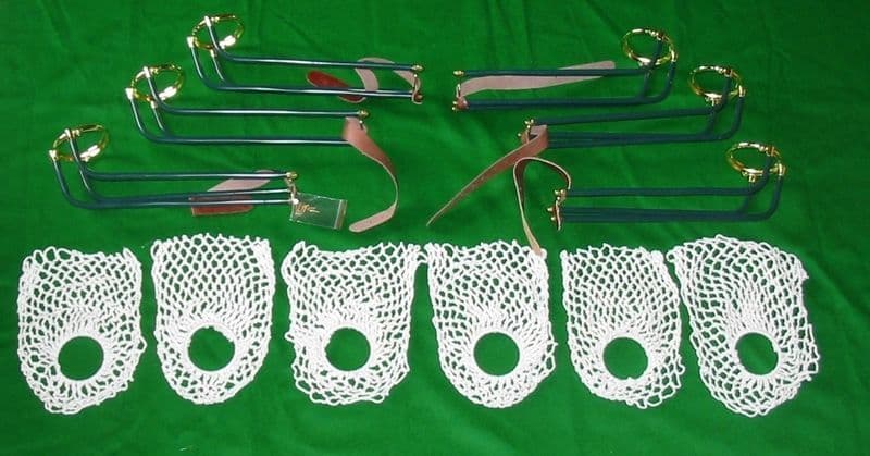 Snooker table Luxury set of 6 Brass finish rails ball runners pocket ...