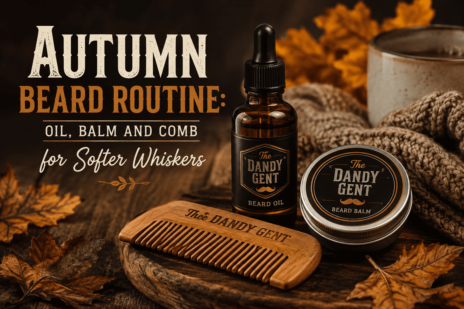 Autumn Beard Routine: Oil, Balm and Comb for Softer Whiskers