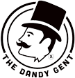 The Dandy Gent logo - a classic black circular emblem featuring a distinguished gentleman's silhouette with a top hat and well-groomed beard. Traditional barbershop styling with 'EST. 2013 DERBY' text, representing premium British men's grooming.