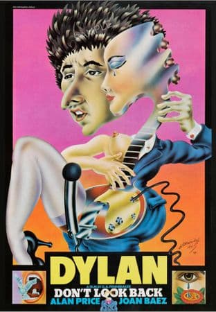 'Don't Look Back' Bob Dylan Film Poster