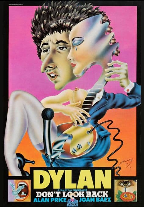 'Don't Look Back' Bob Dylan Film Poster