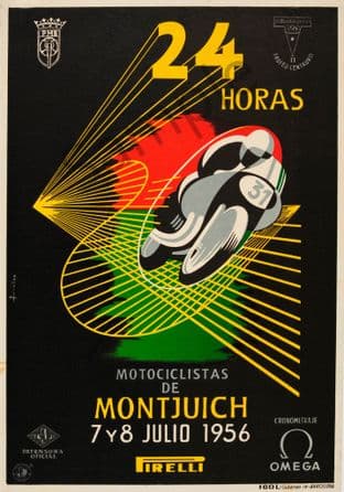 1956 Motorbike Racing - Motociclistas De Montjuich, Spain