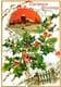 6 Pack of  Vintage Christmas Postcards Santa, Robins, Holly, Girl with Dogs etc