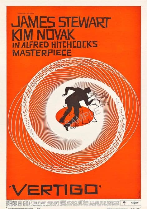 Alfred Hitchcock Vertigo - Movie poster