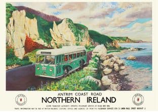Antrim Coast road Northern Ireland Ulster Transport Motor Coach