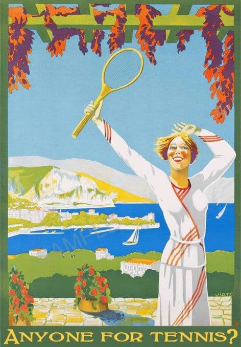 Anyone for tennis ? Poster