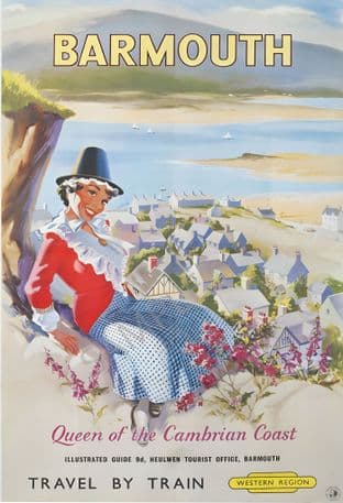 Barmouth Queen of the Cambrian Coast Br Western Region Wales