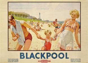 Blackpool Beach and Tower