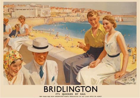 Bridlington Beach Art Deco Seaside