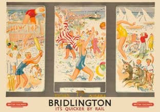 Bridlington Seaside (from a train window)