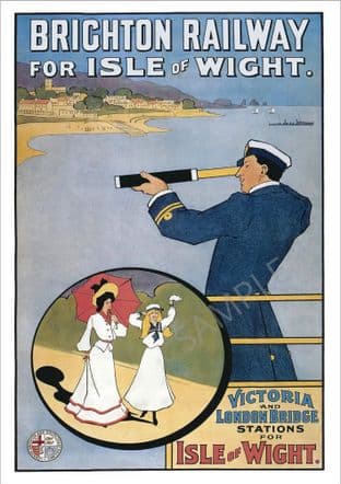 Brighton Railway for the Isle of Wight