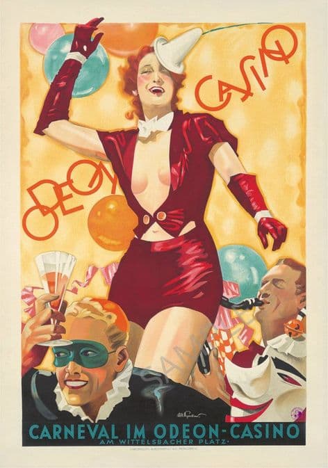 Carneval Odeon Casino Munich 1938 Night Club