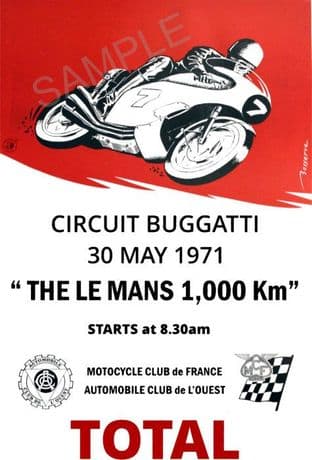 Circuit Buggatti, Le Mans Motorbike Race 1971