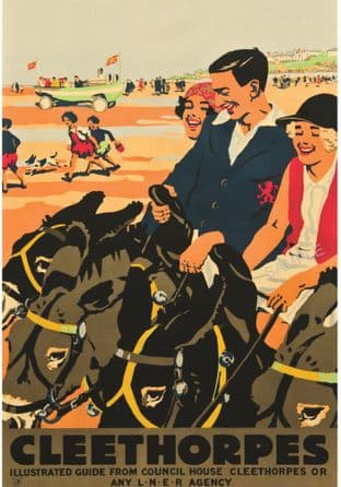 Cleethorpes Beach - Donkey Rides