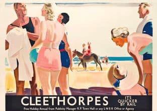 Cleethorpes, Lincolnshire Vintage Poster