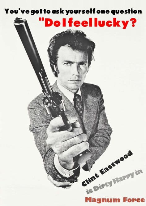 Clint Eastwood Dirty Harry Movie poster