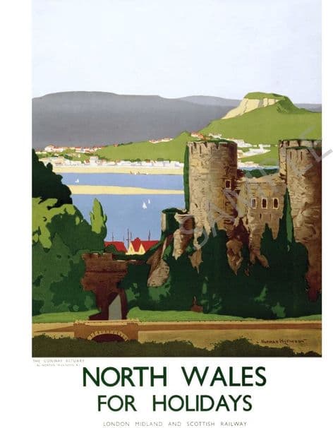 Conway Castle  North Wales for Holidays