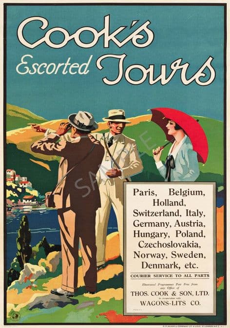 Cooks escorted tours to Europe