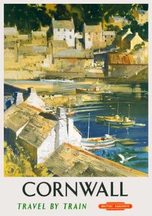 Cornwall Harbour Scene