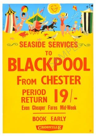 Crosville Bus Coach Blackpool to Chester Seaside Services