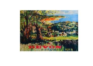 Devon Scenic Poster British Rail Travel Advert