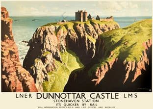 Dunnottar Castle LNER LMS Stonehaven