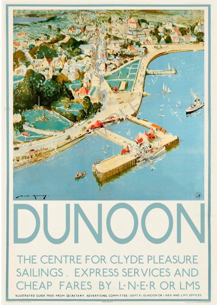 Dunoon Centre for the clyde LMS LNER