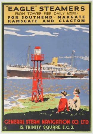 Eagle Steamers Southend Margate Ramsgate Clacton