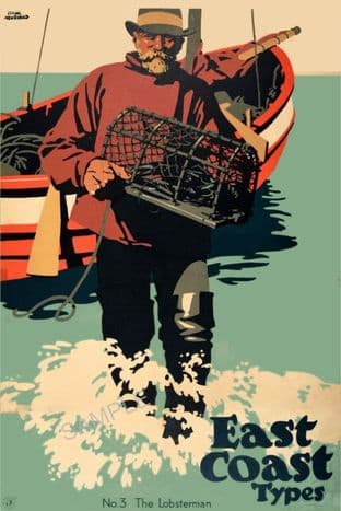 East Coast Lobster Fisherman