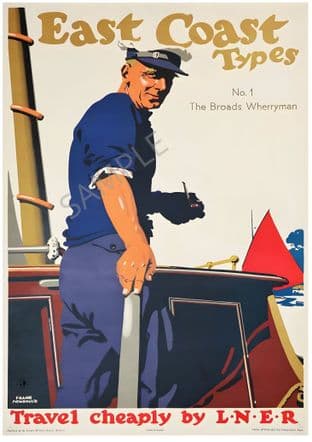 East Coast Types No1 The Broads Wherry Man LNER