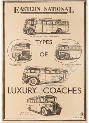 Eastern National Luxury Coaches 1948