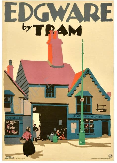 Edgware by Tram Frank Newbould 1929